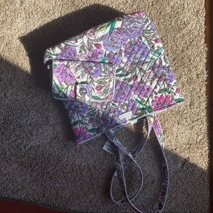 Vera Bradley Iconic Tote SET Lavender Meadow NWT